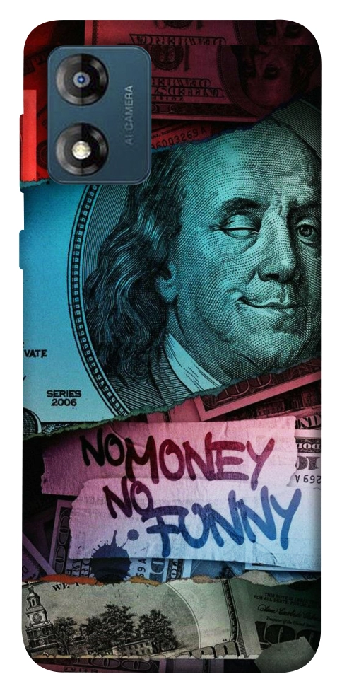 Чехол No money no funny для Motorola Moto E13
