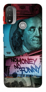 Чехол No money no funny для Motorola Moto E20