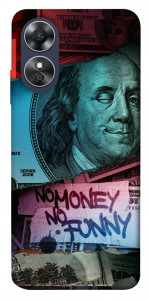 Чехол No money no funny для Oppo A17