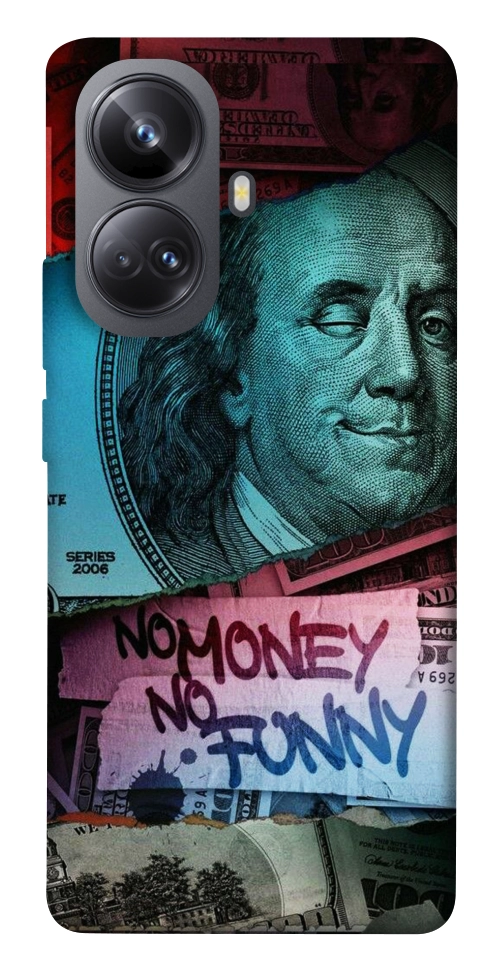 Чехол No money no funny для Realme 10 Pro+