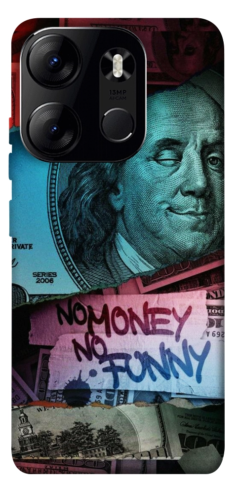 Чохол No money no funny для Tecno Spark Go 2023