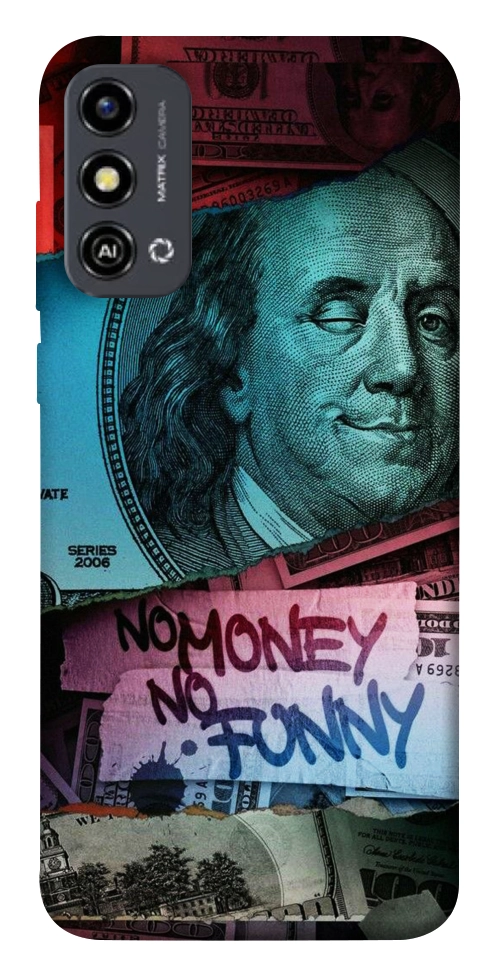 Чохол No money no funny для ZTE Blade A53