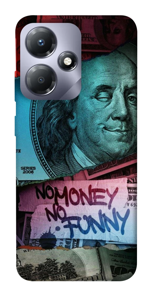 Чехол No money no funny для Infinix Hot 30 Play