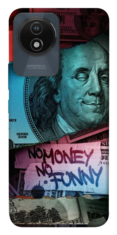 Чехол No money no funny для Vivo Y02