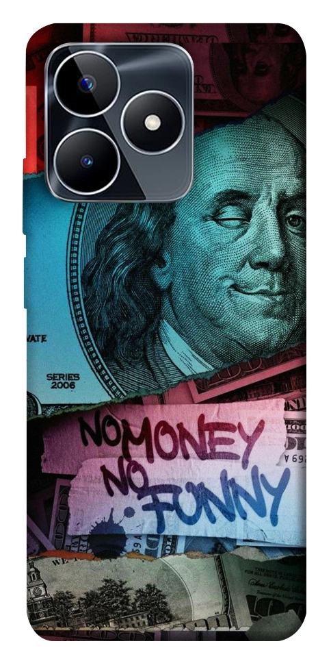 Чехол No money no funny для Realme C53