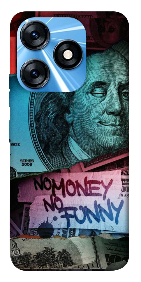 Чохол No money no funny для TECNO Spark 10