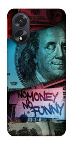 Чехол No money no funny для Oppo A38