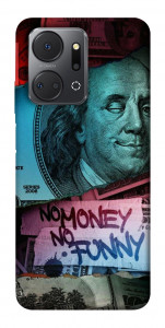 Чехол No money no funny для Huawei Honor X7a