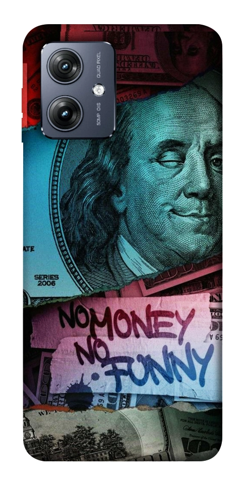 Чехол No money no funny для Motorola Moto G54