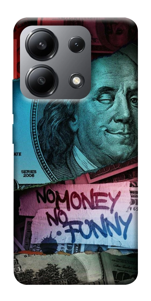 Чехол No money no funny для Xiaomi Redmi Note 13 4G