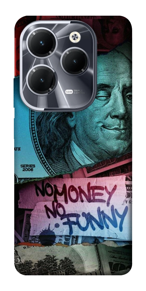 Чехол No money no funny для Infinix Hot 40