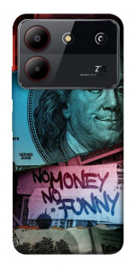 Чохол No money no funny для ZTE Blade A54 4G