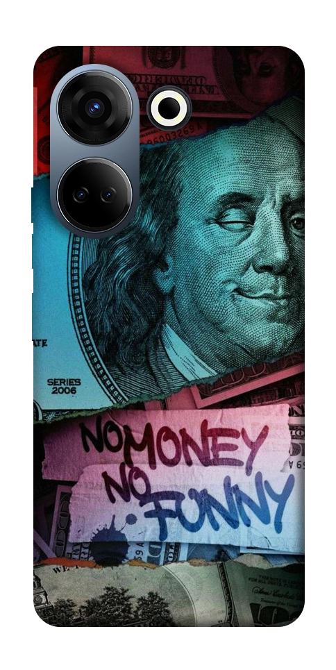 Чехол No money no funny для TECNO Camon 20 Pro (CK7n)