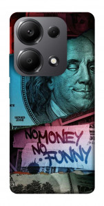 Чехол No money no funny для Xiaomi Redmi Note 13 Pro 5G