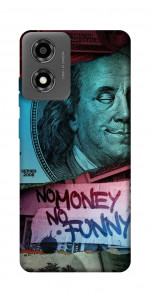 Чехол No money no funny для Motorola Moto E14