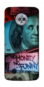 Чохол No money no funny для Motorola Moto G6 Plus