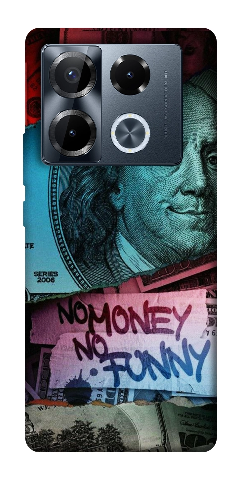 Чехол No money no funny для Infinix Note 40 Pro 4G
