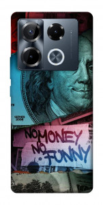 Чохол No money no funny для Infinix Note 40 Pro 4G