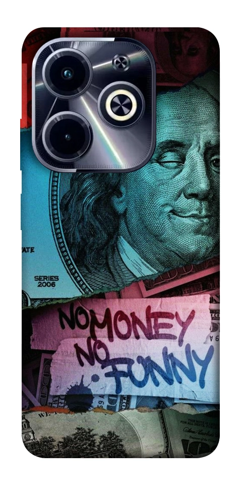 Чохол No money no funny для TECNO Spark 20