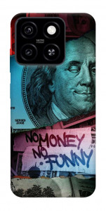 Чехол No money no funny для ZTE Blade A55 4G