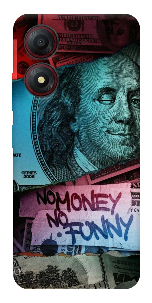 Чехол No money no funny для ZTE Blade A34 4G