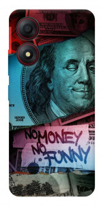Чехол No money no funny для ZTE Blade A34 4G