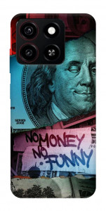 Чехол No money no funny для ZTE Blade A35 4G
