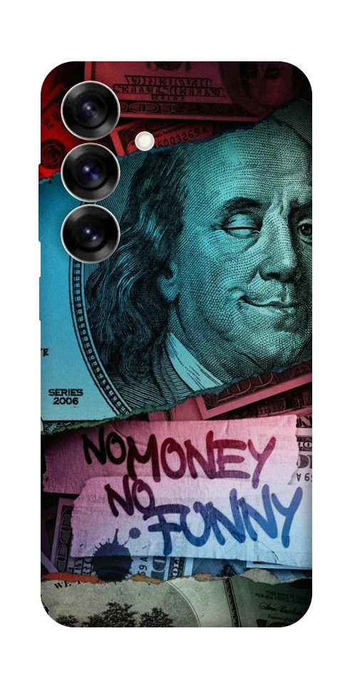 Чехол No money no funny для Galaxy S25+
