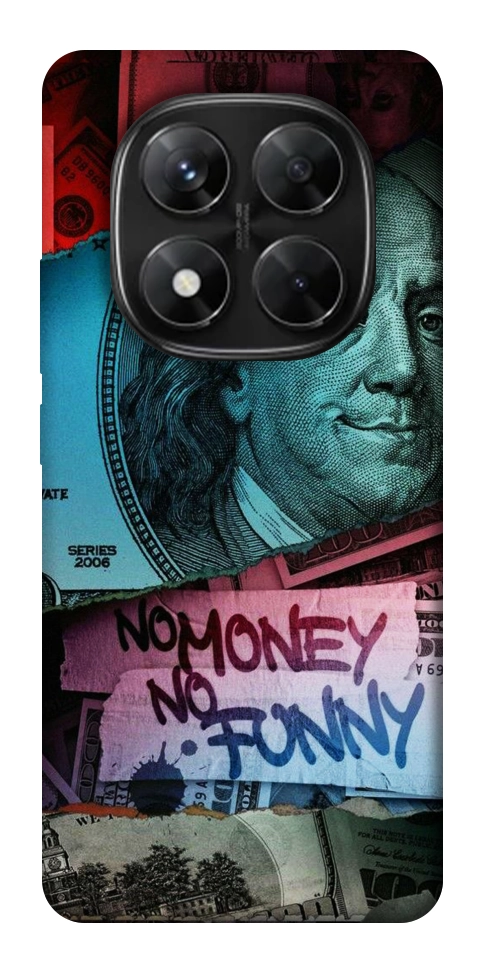Чехол No money no funny для Xiaomi Redmi Note 14 Pro 5G