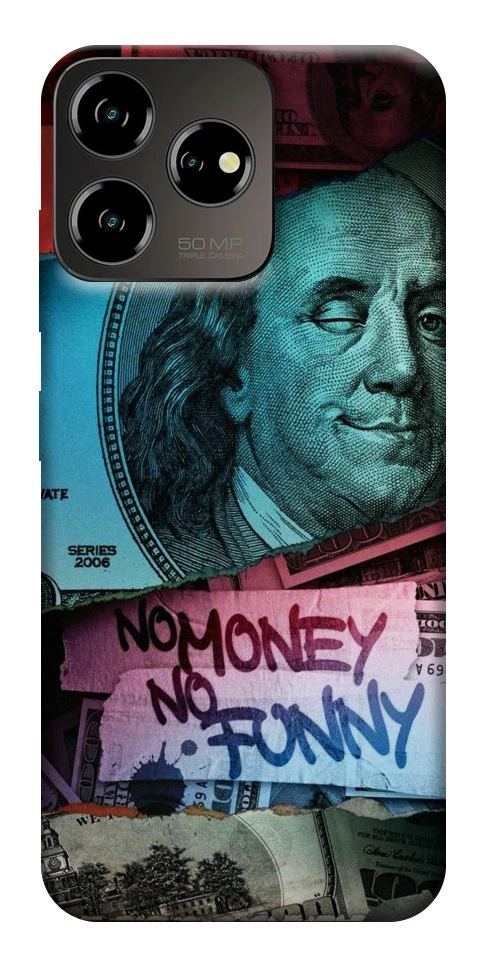 Чехол No money no funny для ZTE Blade V50 Design 4G
