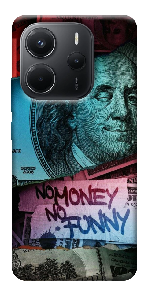 Чехол No money no funny для Xiaomi Redmi Note 14 4G (Europe version)