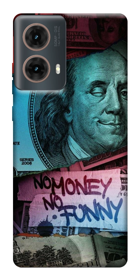 Чохол No money no funny для Motorola Moto G85