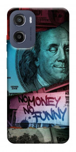 Чехол No money no funny для Motorola Moto E15