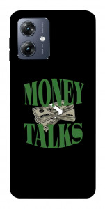Чохол Money talks для Motorola Moto G54
