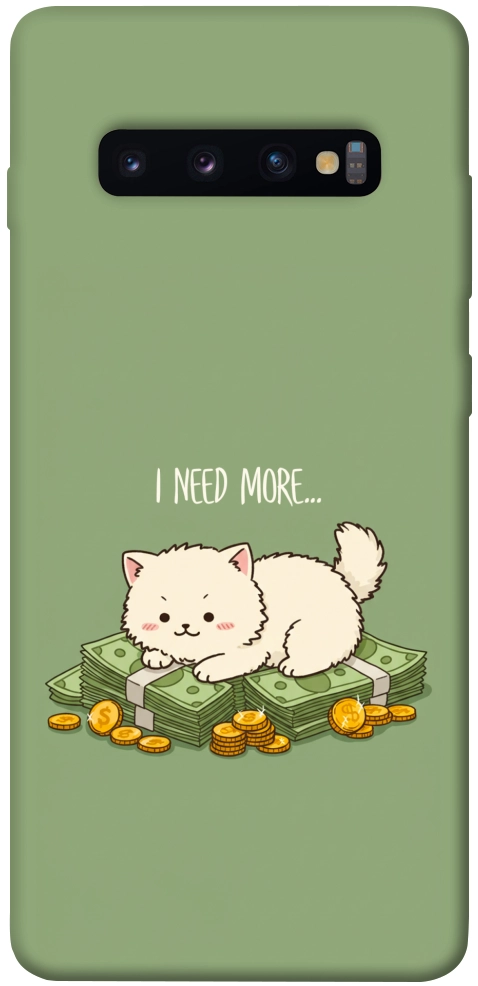 Чехол Money kitten для Galaxy S10 Plus (2019)