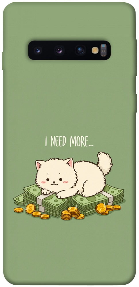 Чехол Money kitten для Galaxy S10 (2019)