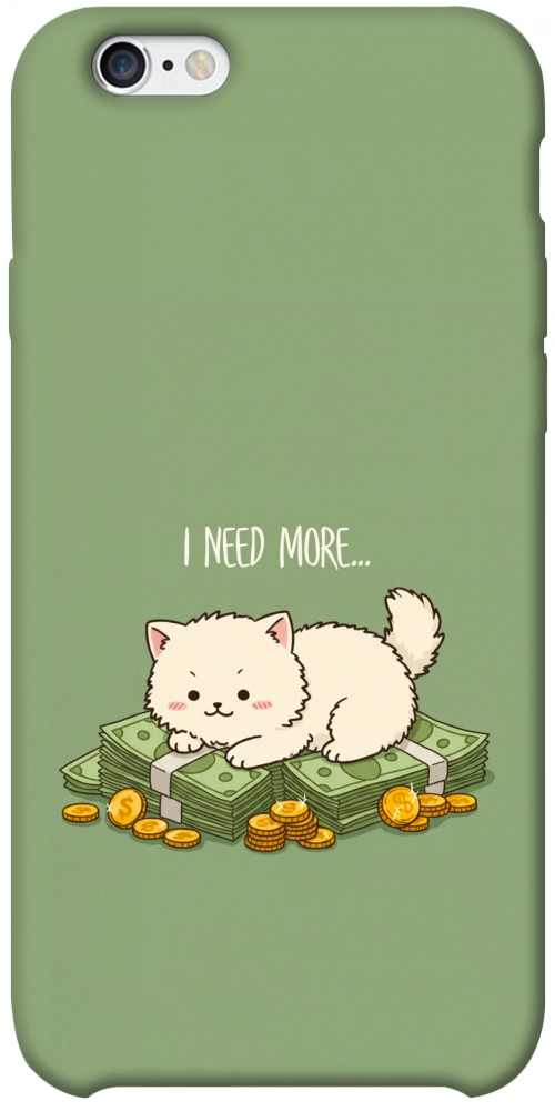 Чохол Money kitten для iPhone 6S Plus