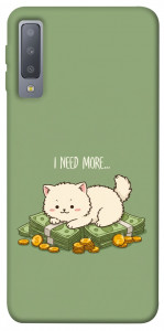 Чехол Money kitten для Galaxy A7 (2018)