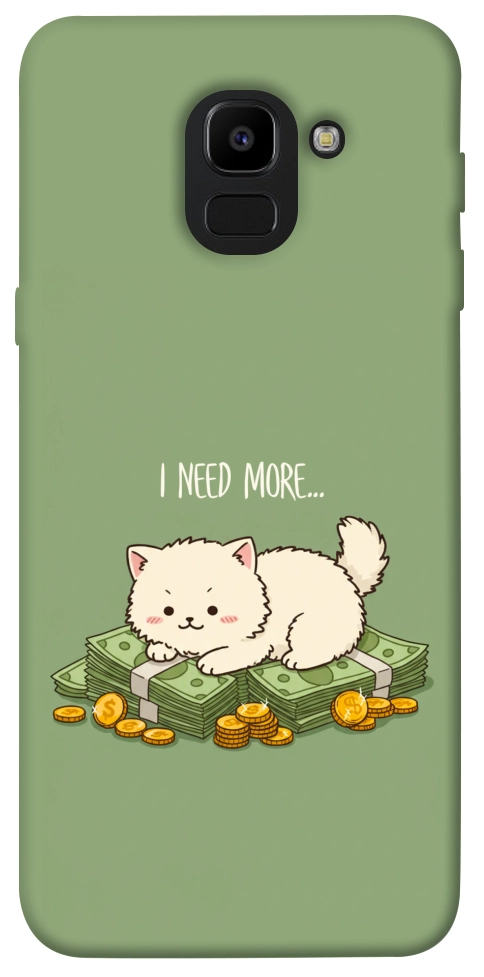 Чехол Money kitten для Galaxy J6 (2018)