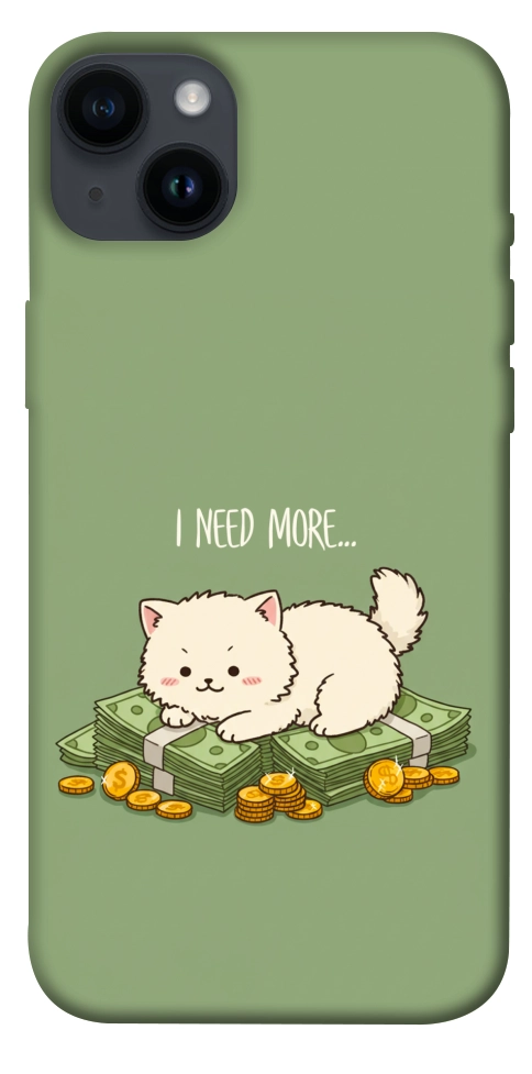 Чохол Money kitten для iPhone 14 Plus
