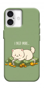 Чохол Money kitten для iPhone 16