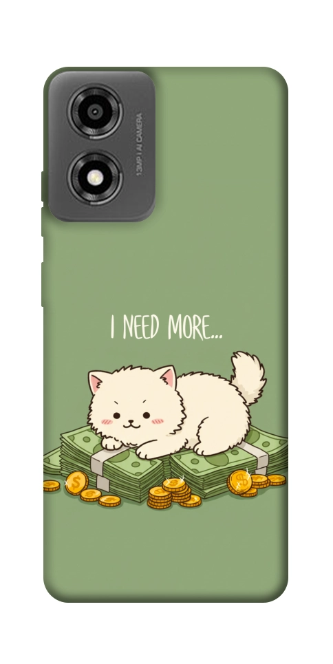 Чохол Money kitten для Motorola Moto E14