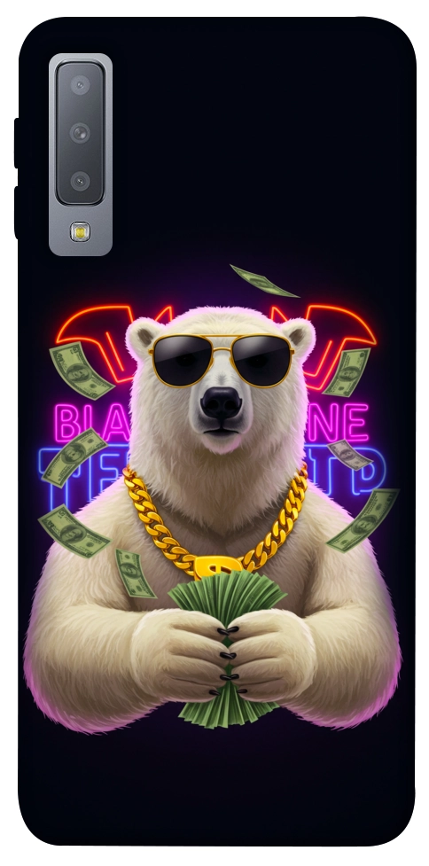 Чехол Money bear для Galaxy A7 (2018)