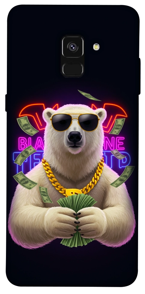 Чехол Money bear для Galaxy A8 (2018)