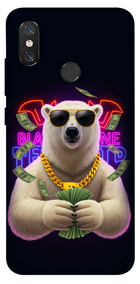 Чехол Money bear для Xiaomi Mi 8