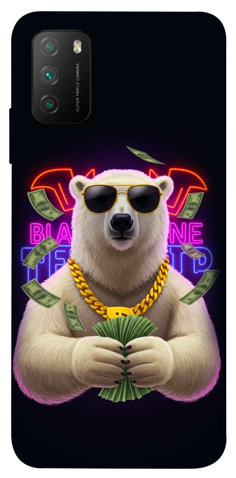 Чехол Money bear для Xiaomi Poco M3
