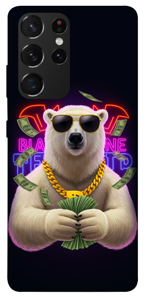 Чехол Money bear для Galaxy S21 Ultra