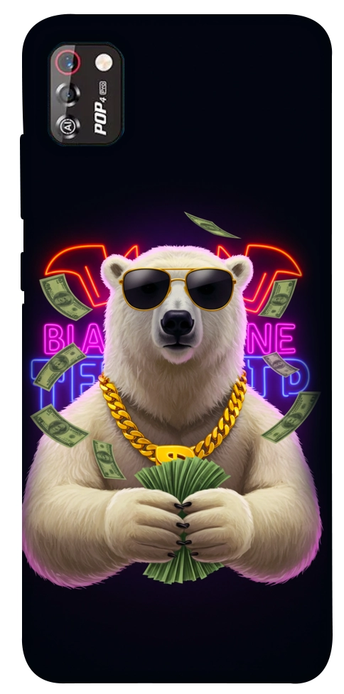 Чехол Money bear для TECNO POP 4 Pro