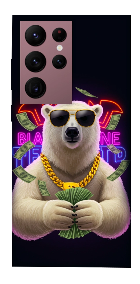 Чохол Money bear для Galaxy S22 Ultra