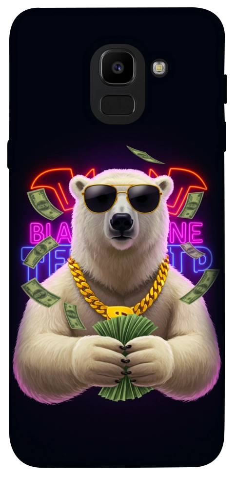 Чехол Money bear для Galaxy J6 (2018)